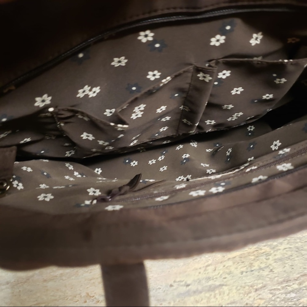 Vera Bradley brown bag - Picture 8 of 11